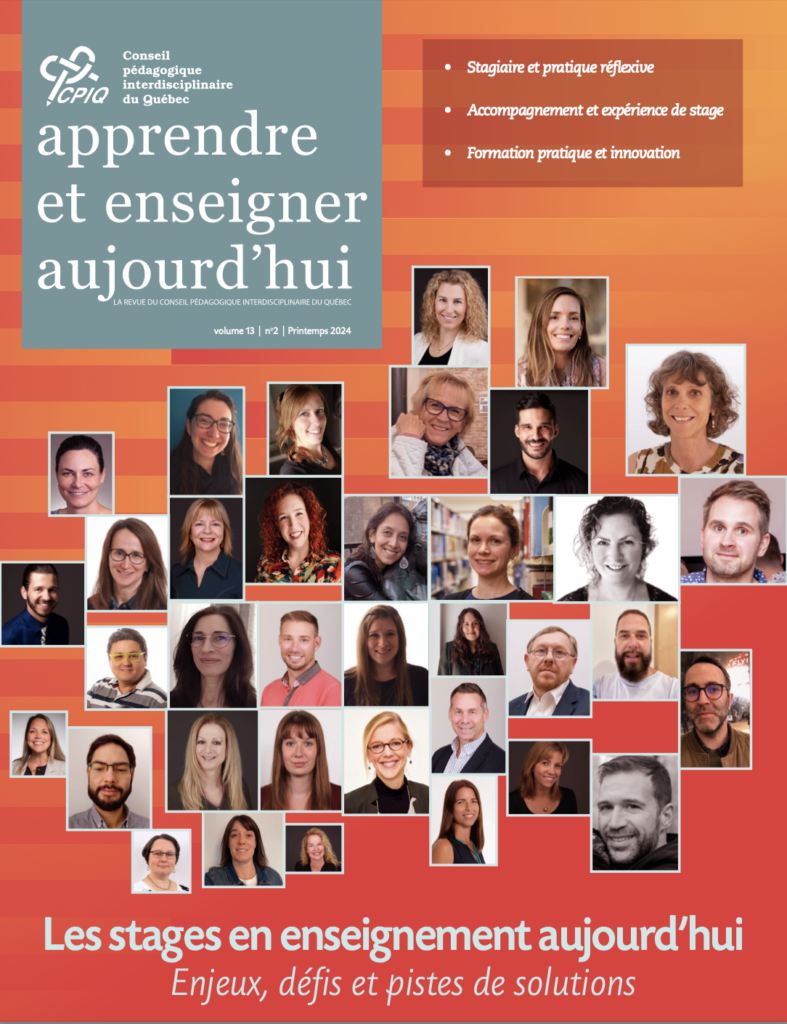 Volume 3 N°2 les stages en enseignements aujourd'hui