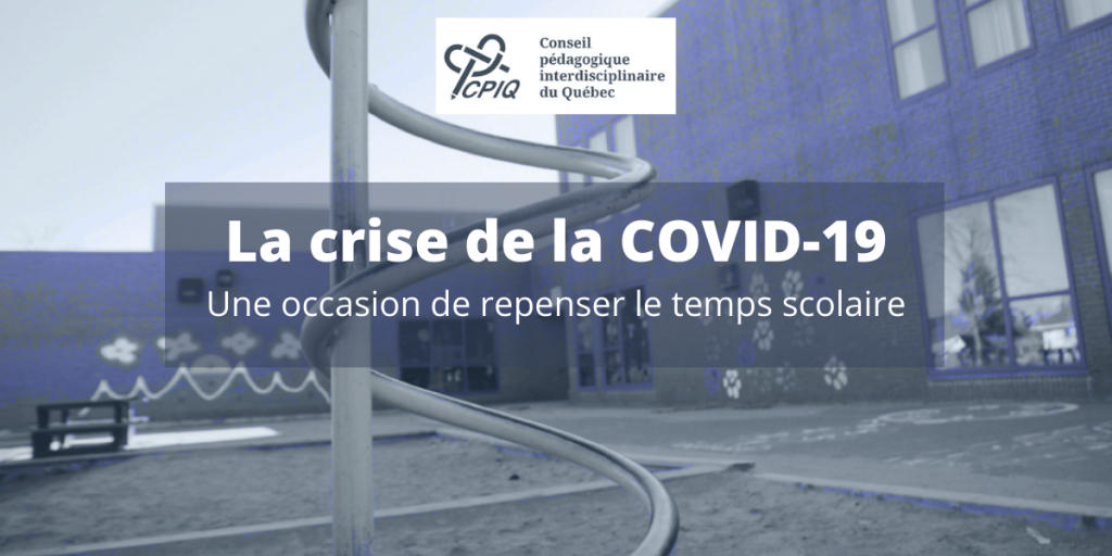 La crise de la Covid : une occasion de repenser le temps scolaire