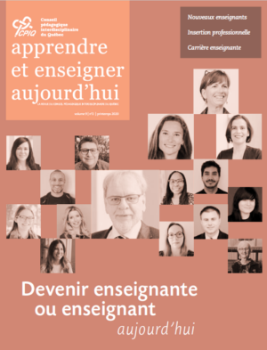 Devenir enseignante ou emseigant aujourd'hui - Revue Apprendre et enseigner aujourd'hui volume 9 no 2