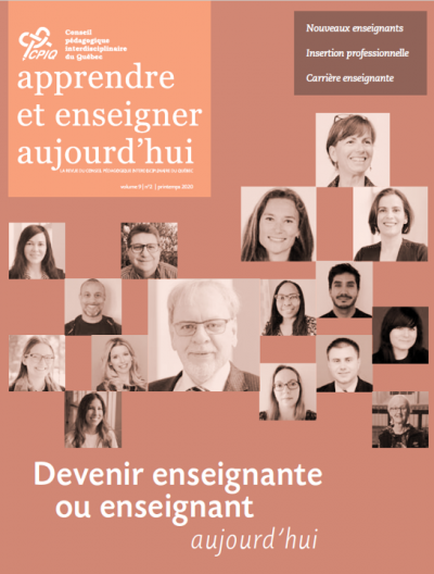 Devenir enseignante ou emseigant aujourd'hui - Revue Apprendre et enseigner aujourd'hui volume 9 no 2