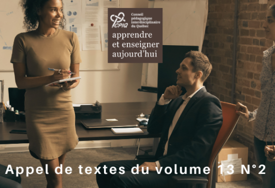 Appel de texte Revue apprendre et enseigner