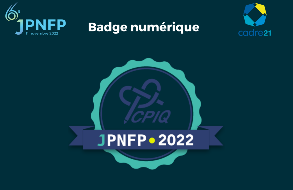 badge numérique JPNFP